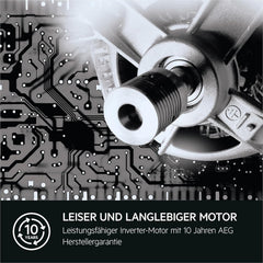 AEG L7WBA60680 Waschtrockner / DualSense - schonende Pflege / 8 kg Waschen / 5 kg Trocknen / D / energiesparend / Mengenautomatik / Nachlegefunktion / ProSteam - Auffrischfunktion / 1600 U/min Weiß