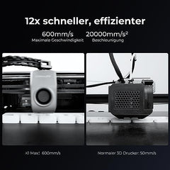 Creality K2 Plus Combo 3D-Drucker, 16-Farben Multimaterial-Druck, 350³mm XXL-Bauraum, Servo-Direktantrieb, Dual-KI-Kameras, Ultra-Leise