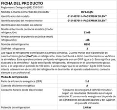 De'Longhi Pinguino PAC EL112 CST WiFi, Mobile Klimaanlage mit MyEcoRealFeel-Technologie für Räume bis zu 110 m³,11.000 BTU/h, 2,9 kW, 63 dB, Entfeuchtungsfunktion, A+, App- und Sprachsteuerung, Weiß