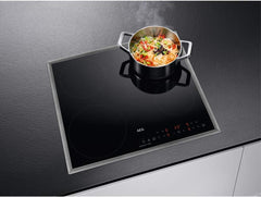 AEG Induktionskochfeld autark 60cm / 4 Zonen mit 2x Power-Funktion für schnelles Kochen / 9 Stufen / Edelstahlrahmen / Timer / Touch-Bedienung / Kindersicherung / Restwärmeanzeige / IKB6430AMB