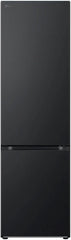 LG GBV22NCCEP Kühl-/Gefrierkombination – Smart Inverter Compressor, Total No Frost, Modern Flat Door Design, Matt Schwarz Metallic, Energieeffizienz A