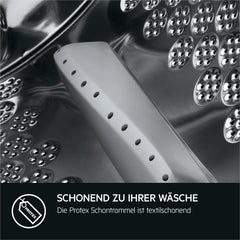 AEG L7WBA60680 Waschtrockner / DualSense - schonende Pflege / 8 kg Waschen / 5 kg Trocknen / D / energiesparend / Mengenautomatik / Nachlegefunktion / ProSteam - Auffrischfunktion / 1600 U/min Weiß