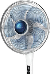 Rowenta VU5870 Standventilator Turbo Silence Extreme+ | Fernbedienung | 5 Geschwindigkeiten | Abschaltautomatik | Timer | Automatische Oszillation | Höhenverstellbar, Weiß