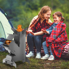 Sonnewelt Raketenofen Fire Gusseisen Stove Grillplatte
