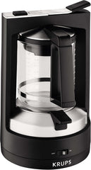 Krups KM4689 Filterkaffeemaschine T8 | 850 Watt | Automatische Abschaltung | 8-12 Tassen | Beleuchteter Ein-/ Ausschalter | Schwarz