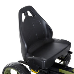 HOMCOM Kinder Gokart Tretauto Armee-Design Handbremse verstellbar