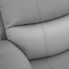 HOMCOM Fernsehsessel Relaxsessel verstellbar drehbar grau