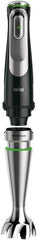 Braun MultiQuick 9 MQ 9187XLI Stabmixer – Pürierstab mit Active PowerDrive Technologie und 5 Zubehrteilen zum Zerkleinern, Stampfen, Rühren und Ice-Crushen, 1200 Watt, schwarz/Edelstahl