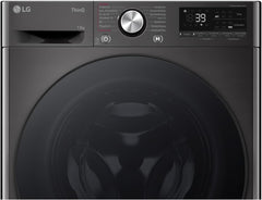 LG F4WV7080, Klasse A, Frontlader-Waschmaschine 8 kg, 1400 U/Min, AI Direct Drive, Wi-Fi, Tiefenreinigung mit Dampf, Große Kapazität, TRIPLE A, Außentür aus Sicherheitsglas, 62 x 60 x 85 cm ꟷ Weiß