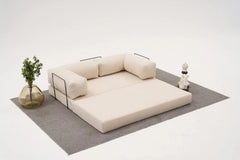 Comfort 3er Sofa - Sahne