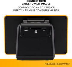 Kodak Slide N SCAN Scanner de Film numérique Max 7- Grand écran LCD 7 convertit Les négatifs Couleur en 22MP HD n & b JPEG, Schwarz, RODFS70