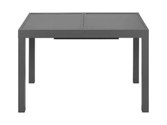 Alu-Set »Houston«, 9-teilig - Ausziehtisch & 8 Hochlehner, grau
