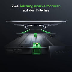 Creality K2 Plus Combo 3D-Drucker, 16-Farben Multimaterial-Druck, 350³mm XXL-Bauraum, Servo-Direktantrieb, Dual-KI-Kameras, Ultra-Leise