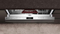 NEFF S157YCX03E, N 70, Smarter Geschirrspüler Vollintegriert, 60 cm, Besteckschublade, Made in Germany, Zeolith-Trocknung, besonders leise Spülmaschine, höhenverstellbarer Oberkorb, starker Sprühdruck