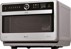 Bauknecht Jet Chef MW 179 IN Edelstahl 5in1-Multifunktionsmikrowelle/ 1000 W/ 33 L Garraum/Heißluft 1500 Watt/ Quartz Grill 1200 W/DualCrisp/ Dampfgaren/Schmelz- und Schnellauftau-Funktion