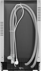 Exquisit Geschirrspüler, Spülmaschine, 45 cm Breite, Teilintegriert, 9 Maßgedecke, 9 Liter, Startzeitvorwahl, ECO-Modus, Geschirrspüler 45 cm, EGSP51009-EB-030E inox