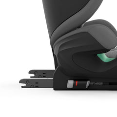 CYBEX Gold Kinder-Autositz Solution G i-Fix, Für Autos mit und ohne ISOFIX, Ab ca. 3 bis 12 Jahre (100 - 150 cm), Ab ca. 15 bis 50 kg, Lava Grey