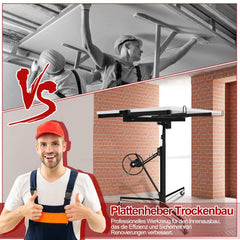 Sonnewelt Plattenheber klappbar 140 cm-350 cm Arbeitshhe Hhenverstellbar 68kg