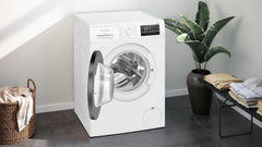 Siemens WM14N223 Waschmaschine iQ300, Frontlader mit 7kg Fassungsvermgen, 1400 UpM, speedPack L, LED-Display,Outdoor-Programm, Wei, 60cm