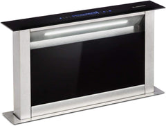 Klarstein Downdraft-Dunstabzugshaube, Versenkbare Abzugshaube, Leise Dunstabzugshauben mit Filter, Dunstabzugshaube 60cm, Umluft/Abluft Dunsthaube mit 10 Stufen, Dunstabzug 576 m³/h Luftstrom