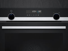 Siemens HB572ABS3, iQ300, Einbau-Backofen 60 x 60 cm, Air Fry, activeClean Pyrolyse Selbstreinung, LED-Touchbedienung, 3D Heißluft, Schnellaufheizung, cookControl10 Automatikprogramme, Edelstahl