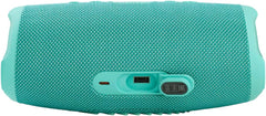 JBL Charge 5 Bluetooth-Lautsprecher in Schwarz – Wasserfeste, portable Boombox mit integrierter Powerbank – Eine Akku-Ladung für bis zu 20 Stunden kabellosen Musikgenuss