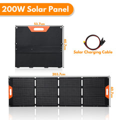 Sonnewelt Faltbares Solarpanel 200W