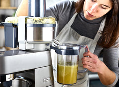 Kenwood Profi-Entsafter AT641 für Küchenmaschine Cooking Chef KM 070, Edelstahloptik, 20 x 27 x 31 cm
