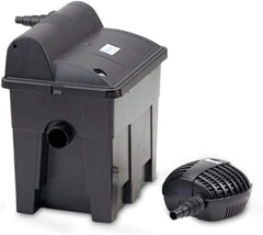 OASE 56789 Durchlauffilter BioSmart Set 36000 geeignet für Teiche bis 36 m³, Filtersystem, Filterkomplettset inkl Filtermaterial, Teichpumpe und UVC Klärer