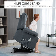 HOMCOM Aufstehsessel Fernsehsessel elektrisch mit Aufstehhilfe