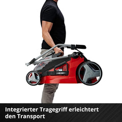 Einhell Mhroboter FREELEXO CAM 500 Power X-Change (18V, Kamera ersetzt Begrenzungsdraht, für 500 m, Brushless, bis 25% Steigung, Schnittbreite 18 cm, inkl. 3,0 Ah Akku, 5 m Magnetband)
