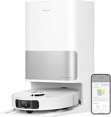 dreame L10s Pro Ultra Heat Roboter Staubsauger mit Automatische Moppreinigung mit heiem Wasser, Moppverlngerung, 7.000 Pa Saugkraft, Doppelte Mopp- und Bodenreinigung, Teppicherkennung