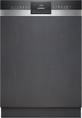 Siemens SN43ES14VE, iQ300 Smarter Geschirrspüler, Unterbau-Spülmaschine mit Besteckschublade, 60 cm, automatische Türöffnung dank autoOpen dry, besonders leise mit iQdrive-Motor, aquaStop, Edelstahl
