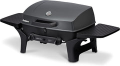 EndersGasgrill Urban II Pro, Tischgrill, Grillen-, Kochen- und Backen Funktion, 2 Brenner Edelstahl, mit Grill-Thermometer, Balkon-, Camping-Grill, Aluguss-Gehäuse, Gusseisen-Rost, #2062