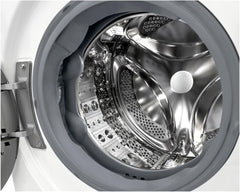 LG F4WV7080, Klasse A, Frontlader-Waschmaschine 8 kg, 1400 U/Min, AI Direct Drive, Wi-Fi, Tiefenreinigung mit Dampf, Große Kapazität, TRIPLE A, Außentür aus Sicherheitsglas, 62 x 60 x 85 cm ꟷ Weiß