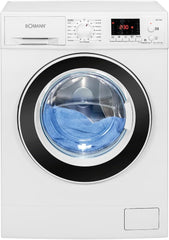 Bomann® Waschmaschine 10kg | max. 1400 U/min | 10 Jahre Motor-Garantie | effizienter, leiser & langlebiger Invertermotor | 15 Programme | Endzeitvorwahl | LED-Display | Washing Machine WA 7110