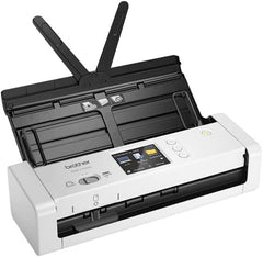Brother ADS-1700W Kompakter und intelligenter Dokumentenscanner | Dokumentenzuführung | Automatisches Scannen | Wi-Fi/Wi-Fi Direct, Weiß/Schwarz