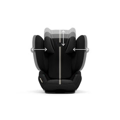 CYBEX Gold Kinder-Autositz Solution G i-Fix, Für Autos mit und ohne ISOFIX, Ab ca. 3 bis 12 Jahre (100 - 150 cm), Ab ca. 15 bis 50 kg, Lava Grey