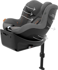 CYBEX Gold ISOFIX Basis, Base G, Für Babyschale Cloud G i-Size und Auto-Kindersitz Sirona G i-Size, Schwarz