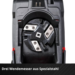 Einhell Akku-Messerhäcksler REDAXXO 36/25 Power X-Change (36 V, max. 25 mm Aststärke, 3 Wendemesser aus Stahl, 55 L Fangsack, Transportgriff, Stopfer)