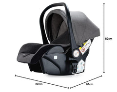 3 in 1 Kombikinderwagen 3 in 1 Reisesysteme Kinderwagen Infant Hochlandschaft Liegender Buggy Kinderwagen Neugeborenen Kinderwagen Faltbarer Standardkinderwagen (906 White)