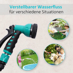 Durhand Gartenschlauchtrommel 15?m mit Multibrause & Frostschutz