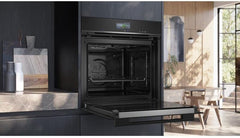 Siemens HB572ABS3, iQ300, Einbau-Backofen 60 x 60 cm, Air Fry, activeClean Pyrolyse Selbstreinung, LED-Touchbedienung, 3D Heißluft, Schnellaufheizung, cookControl10 Automatikprogramme, Edelstahl