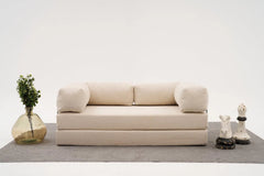 Comfort 3er Sofa - Sahne