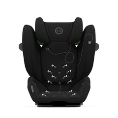 CYBEX Gold Kinder-Autositz Solution G i-Fix, Für Autos mit und ohne ISOFIX, Ab ca. 3 bis 12 Jahre (100 - 150 cm), Ab ca. 15 bis 50 kg, Lava Grey