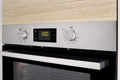 Privileg PBWR6 OH5F IN Einbau-Backofen/ Energieffizienzklasse A/ 71 L/ Hydrolyse-Reinigungsfunktion/ Multifunktions-Umluftbackofen Mit 7 Funktionen/ Edelstahl/ Turn&Go/ Click&Clean