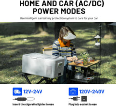 Alpicool C12 12L Cool Box 12 V Mini Fridge Electric Compressor Car Fridge Camping Freezer Box Small Portable for Car, Truck, Boat, RV with USB Connection