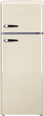 Amica KGC 15632 T Retro Kühl-/Gefrierkombination / Ice Blue (Türkis) / 144cm (H) x 55cm (B) x 62cm (T) / Retro-Design / Kühlschrank mit Gefrierfach
