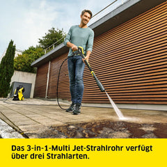 Kärcher Hochdruckreiniger K 7 Premium Power Home, Druck: 180 bar, Durchfluss: 600 l/h, Flächenleistung: 60 m²/h, Leistung: 3.000 W, Schlauchtrommel, mit Pistole, Dreckfräser, Strahlrohr