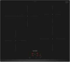 Siemens EQ522IA01, Einbauherd-Set, Bestehend aus HE517GBS4 Herd, 60 x 60 cm, 3D Heißluft, Selbstreinigung, Clip Auszug & EI645CFB6E Induktionskochfeld, Bräterzone, powerBoost, Edelstahl Rahmen